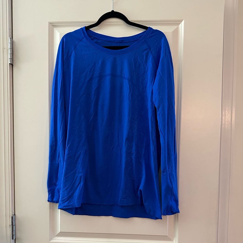 lululemon athletica Blue Long Sleeve Top